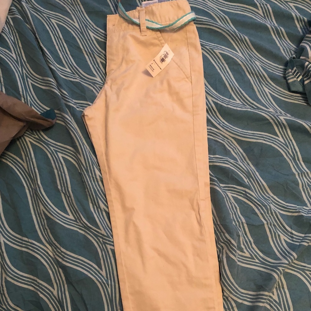 Girls capri Khaki